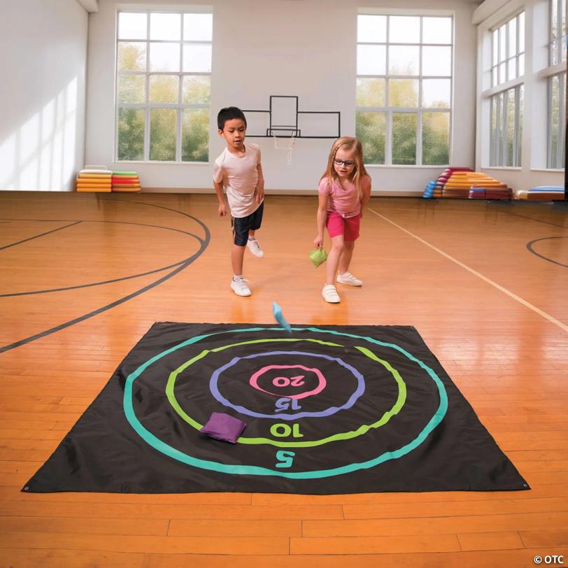 56 1/2" Neon Jumbo Vinyl Target Bean Bag Toss Game