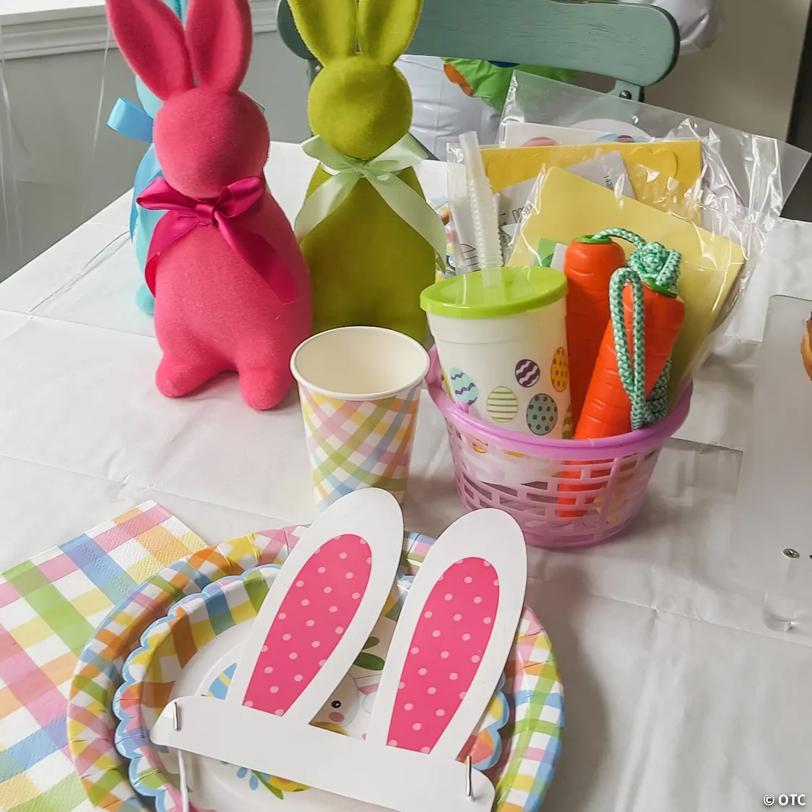 5 1/2 ft. Jumbo Inflatable White Easter Bunny Decoration