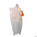 5 Ft. 10 3/4" Hanging Light-Up Ghost with Pumpkin Bag Halloween Decoration