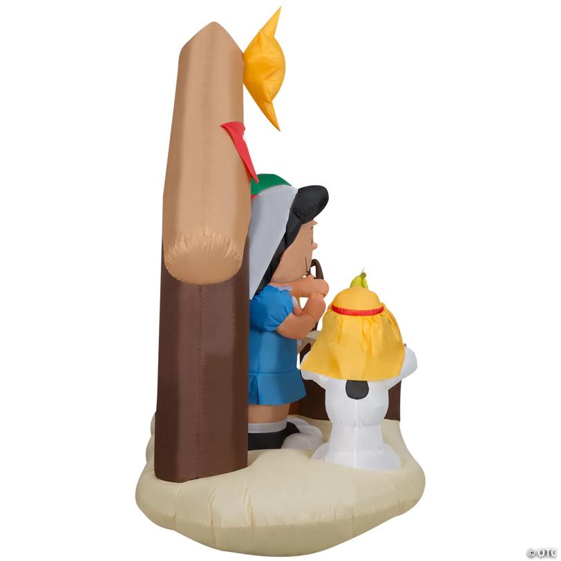 5 Ft. 8" Airblown® Inflatable Peanuts® Christmas Nativity Scene Outdoor Yard Decoration
