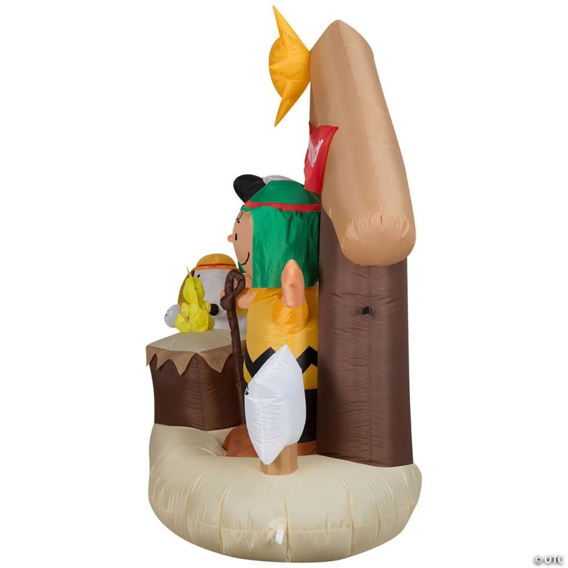 5 Ft. 8" Airblown® Inflatable Peanuts® Christmas Nativity Scene Outdoor Yard Decoration