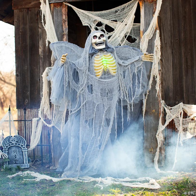 5 Ft. Standing Winged Reaper Animated Prop