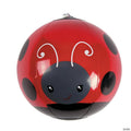 5" Mini Ladybug-Style Inflatable Vinyl Beach Balls - 12 Pc.