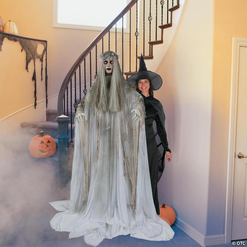 5 ft. 7 " Standing Ghost Girl Halloween Decoration
