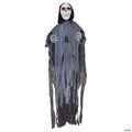 60" Animated Light-Up Hanging Ghost Skeleton in Chains Halloween Decoration
