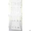 60" x 30" Cream Creepy Door Cloth Polyester Halloween Decoration