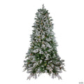 6.5' Pre-Lit LED Full Mixed Rosemary Emerald Angel Pine Artificial Christmas Tree - Clear Lights