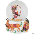 6.5" Santa Delivering Gifts Musical Christmas Snow Globe