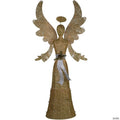 68" Lighted Golden Angel Christmas Decoration