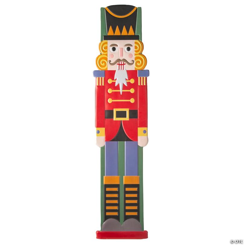 69 3/4" Life-Sized Metal Iron Soldier Christmas Decoration