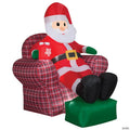 6' Airblown® Santa in Recliner Scene Inflatable Christmas Outdoor Yard Decor
