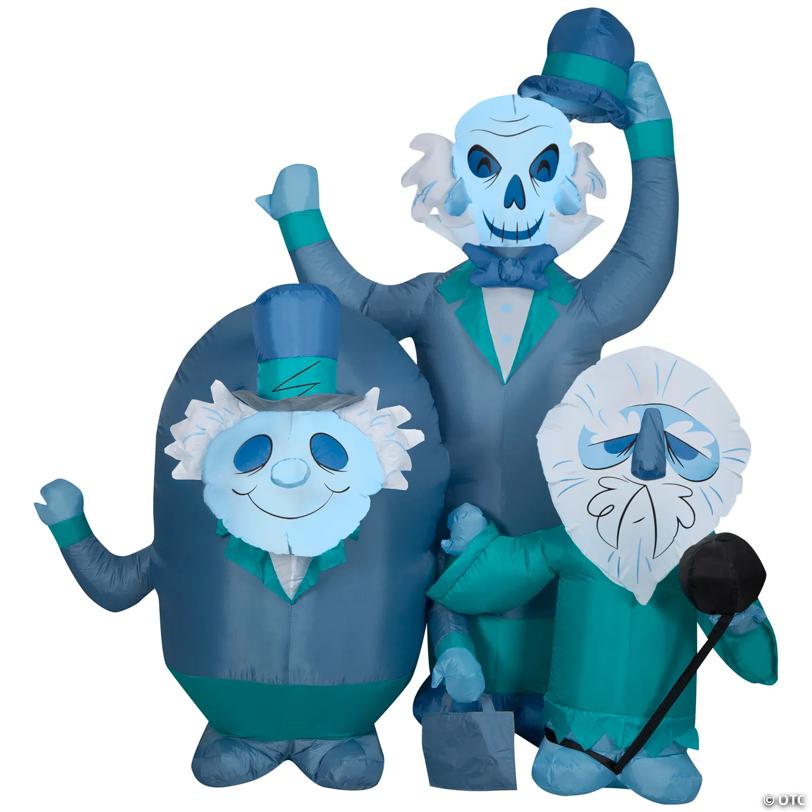 6 Ft. Airblown Blowup Inflatable Disney's Haunted Mansion Hitchhiking Ghosts with Built-In LED Lights Halloween Outdoor Yard Decoration