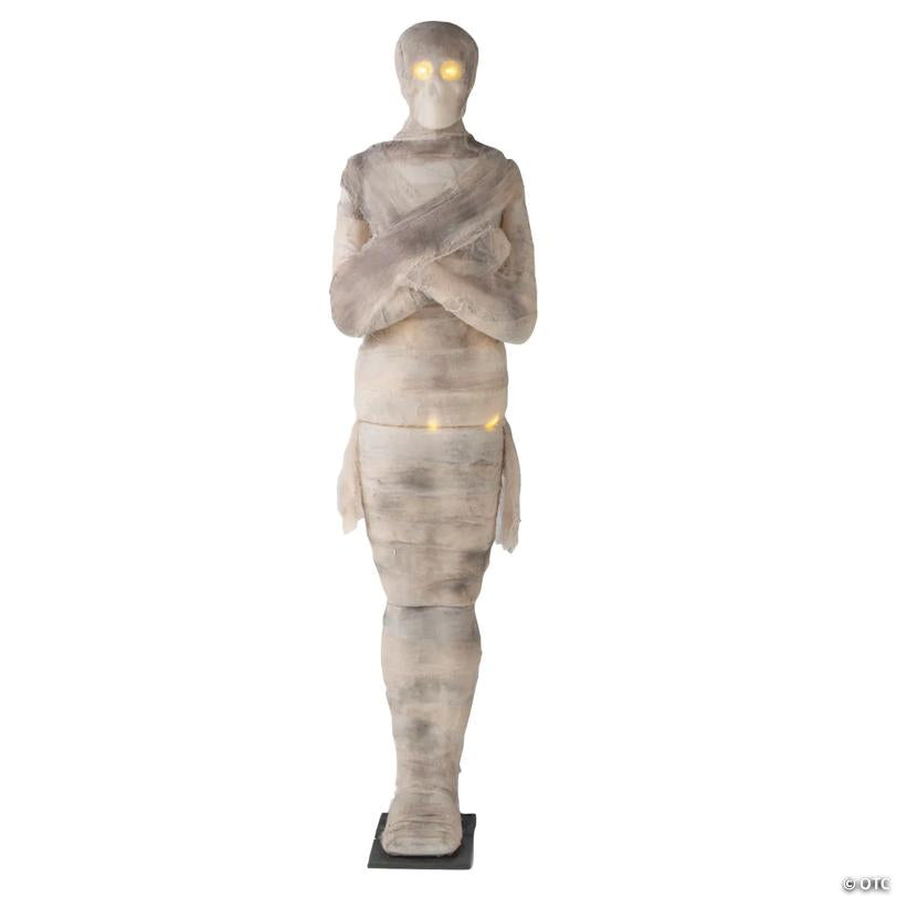 6 Ft. Light-Up Standing Mummy Halloween Decoration