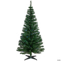 6' Multi-Color Fiber Optic Pine Christmas Tree