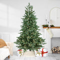 6' Pre-Lit Blue Spruce Artificial Christmas Tree  Clear Lights