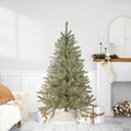 6' Unlit Medium Platinum Tinsel Artificial Christmas Tree