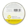 Wilton Standard Baking Cup ,Yellow FOIL paper cups, 24ct