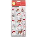 Wilton Santa Claus, Reindeer and Snowman Christmas Treat Bags with Ties – 20 Count