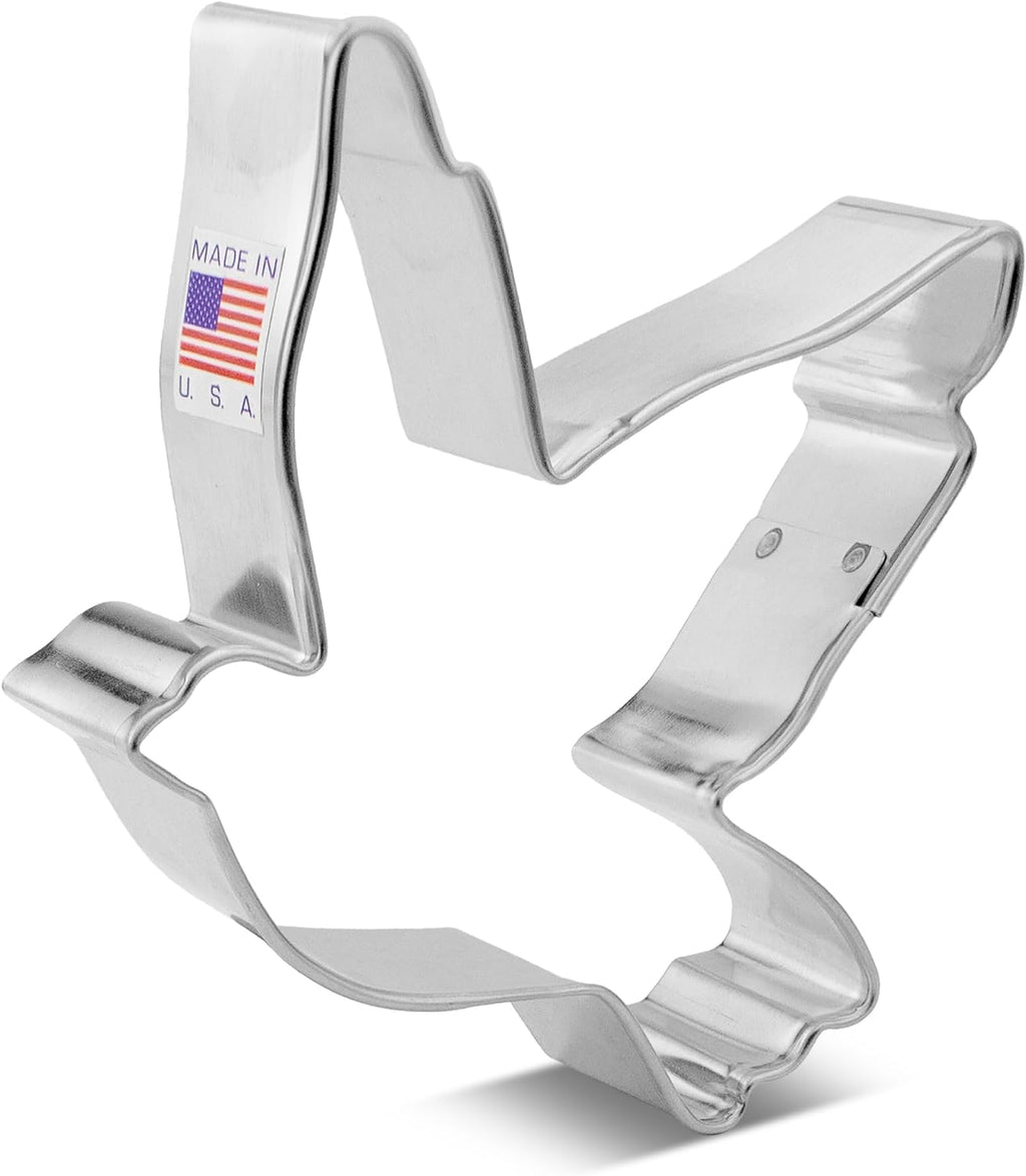 Ann Clark Peace Dove Bird Cookie Cutter 4"