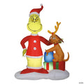 72" Outdoor Blow Up Inflatable Dr. Seuss™ The Grinch & Max with Presents