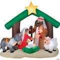 72" Outdoor Blow Up Inflateable Holy Family Nativity