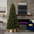 7.5' Canyon Ranch Fir Tree with 380 Warm White LED Lights