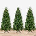 7.5' Pre-Lit Washington Frasier Fir Multi-Function Slim Christmas Tree - Dual Color LED Lights