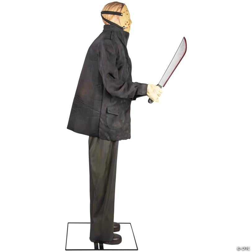 76" Friday the 13th Jason Voorhees Animated Halloween Prop