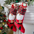 7 1/2" x 18" Santa Claus Red Velvet Christmas Stocking