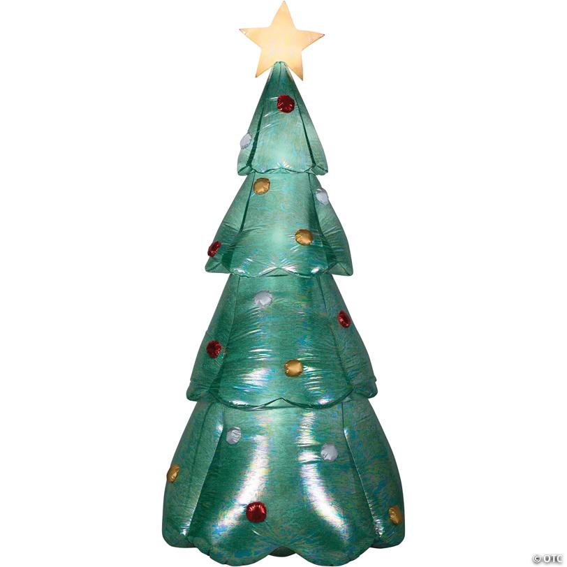 7 Ft. 6" Airblown® Inflatable Mixed Media Christmas Tree with LED Lights Yard Decoration