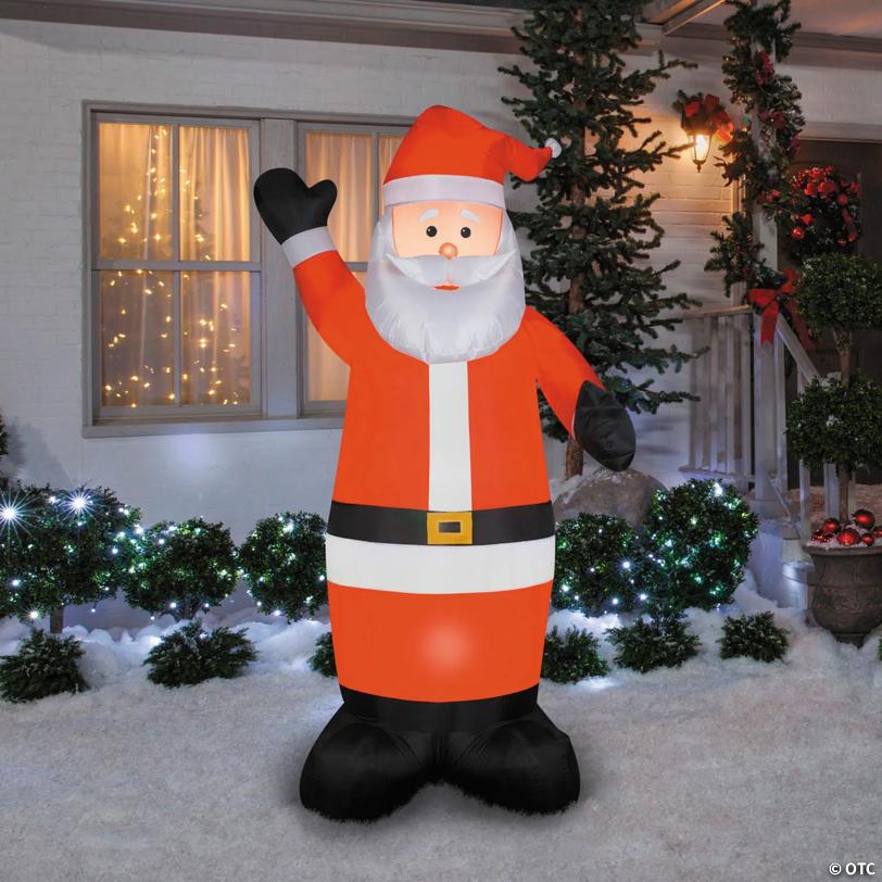 7 Ft. Airblown® Inflatable Waving Santa Christmas Outdoor Yard Decoration