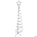 7' LED White Spiral Rope Light Tree with Star Tree Topper