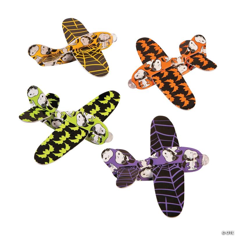 7" x 6" Bulk 48 Pc. Peanuts® Snoopy Halloween Multicolor Foam Gliders