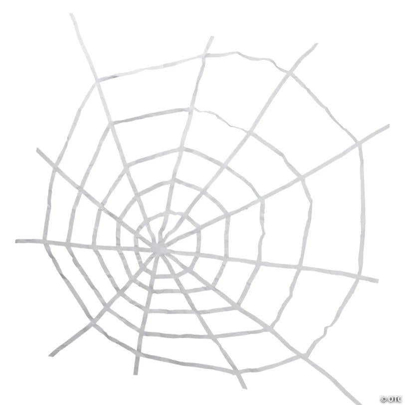 80" Spooky Spider Web Halloween Hanging Decoration