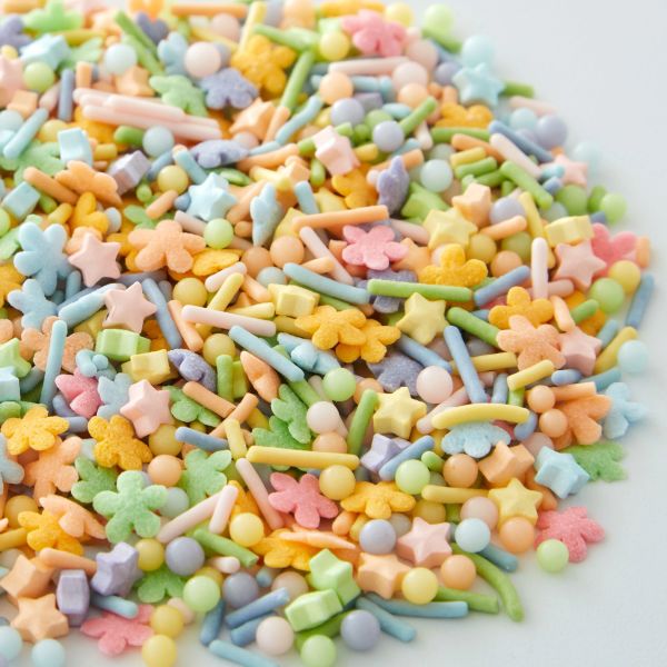 Wilton Pastel Rainbow Sprinkles Mix, 3.7oz.