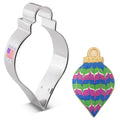 Ann Clark Christmas Teardrop Bauble Ornament Cookie Cutter 4"