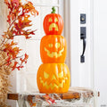 8" – 8 1/2" Halloween Stackable Nesting Jack-O’-Lanterns Set - 3 Pc.