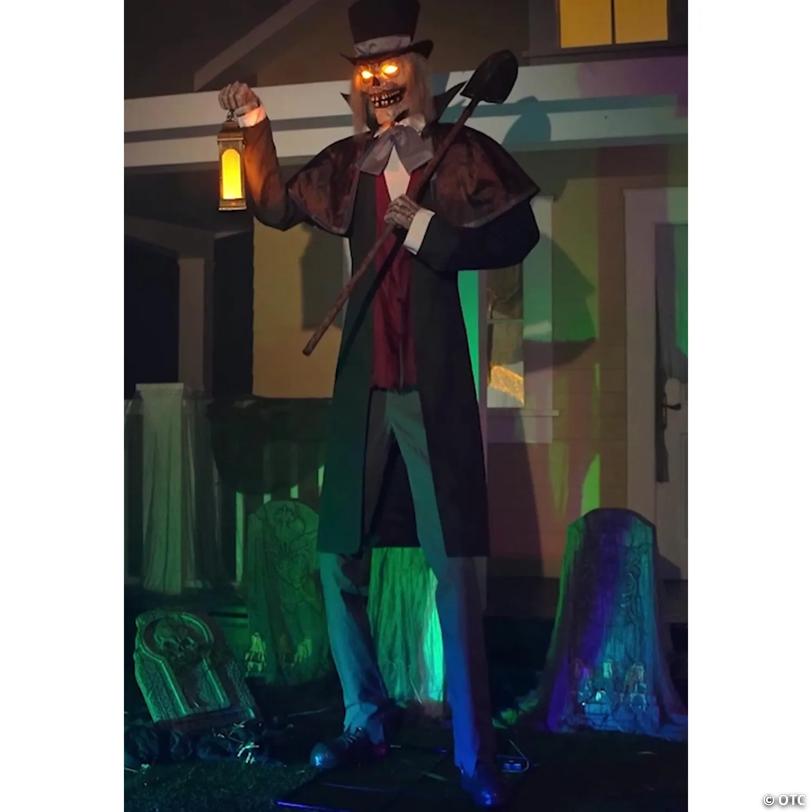 8 Ft. 5" Animated Towering Graveyard Host Halloween Decoration