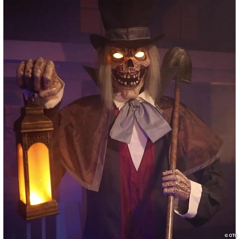 8 Ft. 5" Animated Towering Graveyard Host Halloween Decoration