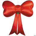 8 Ft. Airblown® Inflatable Hanging Red Satin Christmas Bow Outdoor Decoration