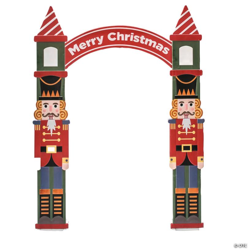 8 Ft. Nutcracker Iron Archway Christmas Decoration