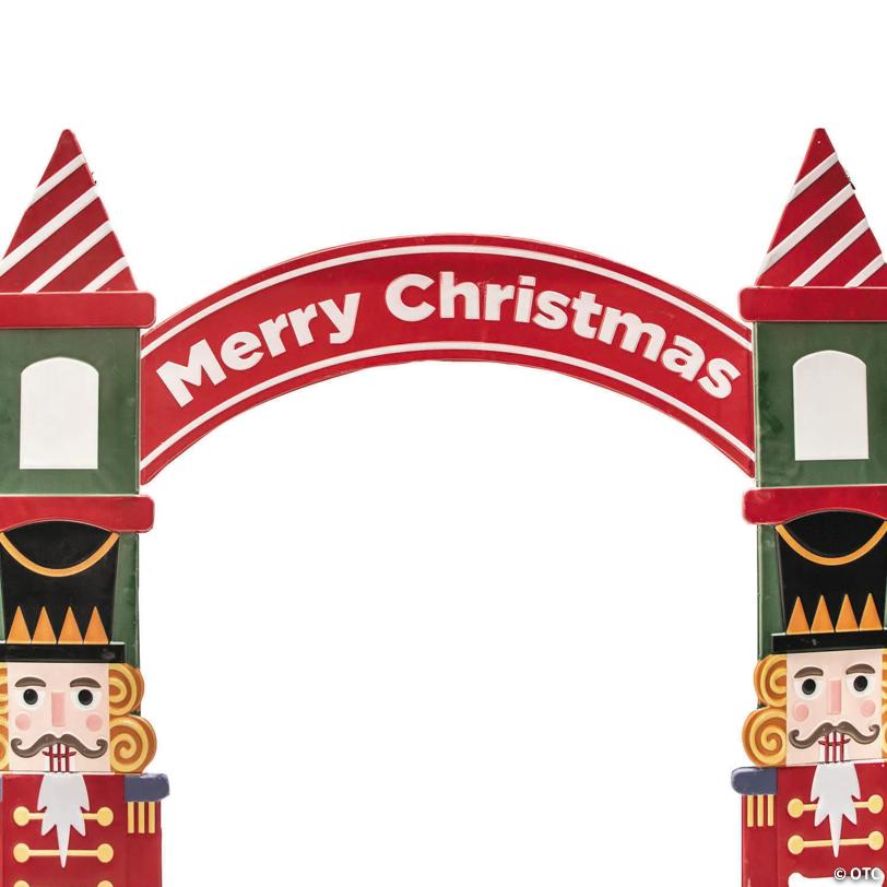 8 Ft. Nutcracker Iron Archway Christmas Decoration