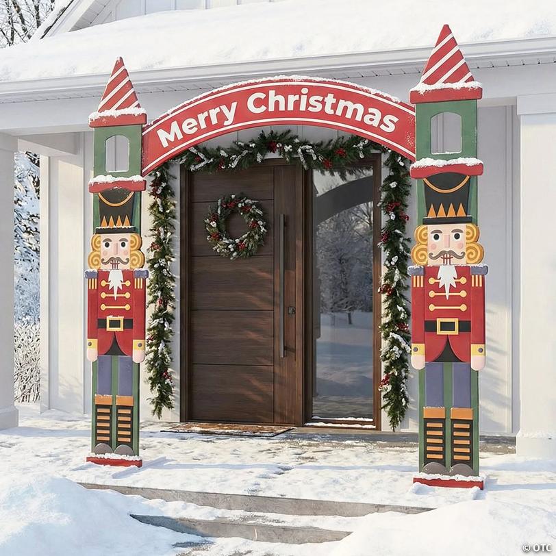 8 Ft. Nutcracker Iron Archway Christmas Decoration