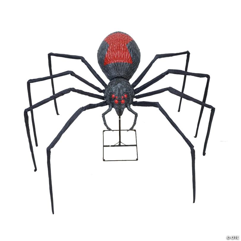 8 Ft. x 5 Ft. Black Widow Spider Halloween Yard Decoration