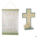 9 1/2" – 22" Religious Enchanted Garden Wall & Tabletop Home Decorating Kit – 2 Pc.