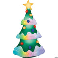 9 Ft. Airblown® Inflatable Rainbow Wave Lightshow Christmas Tree Outdoor Yard Decoration