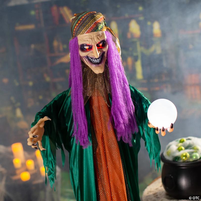 9 Ft. Fortune Teller Witch Decorating Kit - 7 Pc.