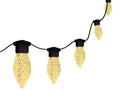 C9 Warm White Faceted 25 LED Light Set