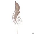 Allstate 38.5" Pink Iridescent Glittered Angel Wing Craft Pick