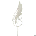 Allstate 38.5" White Iridescent Glitter Angel Wing Artificial Christmas Craft Pick